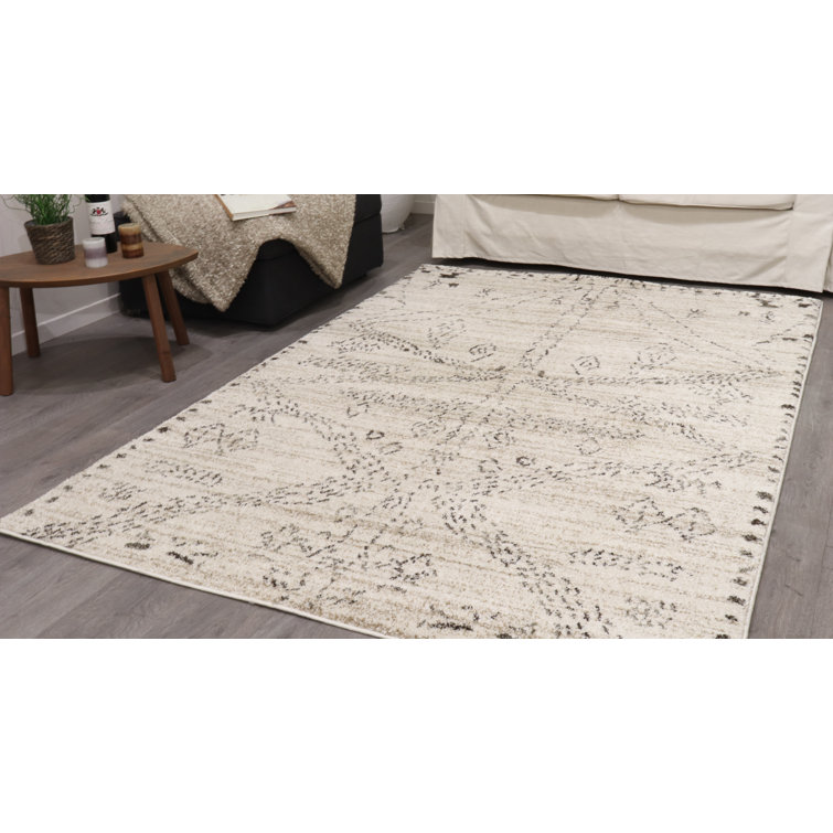 World Menagerie Amazon Grey Rug Wayfair.co.uk